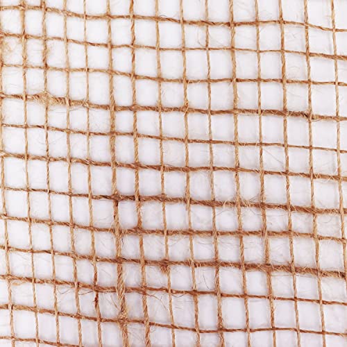 Aquagart Jutegewebe 105g/m² Jutematte Gartenjute Jute Stoff für Dekoration Haus und Garten Sackleinen Juteband für Pflanzen Winterschutz natürliches Gewebe Wurzelschutz verschiedene Längen (5m x 1m)