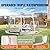 VEVOR Upgraded Pop up Bubble Tent for 8-10 People - Need Simple Assembly - 12x12ft Outdoor Clear Bubble Tent Dome, Weatherproof Clear Tent Shelter for Soccer, Football, Softball, Events, and Parades
