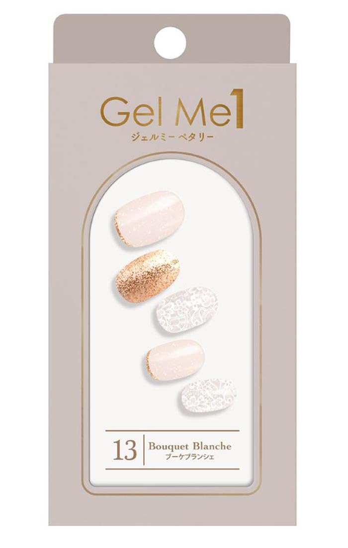 ジェルミーペタリー 2025年春定番カラー 13ブーケブランシェ Gel me 1 ジェルネイル ネイルシール セルフネイル