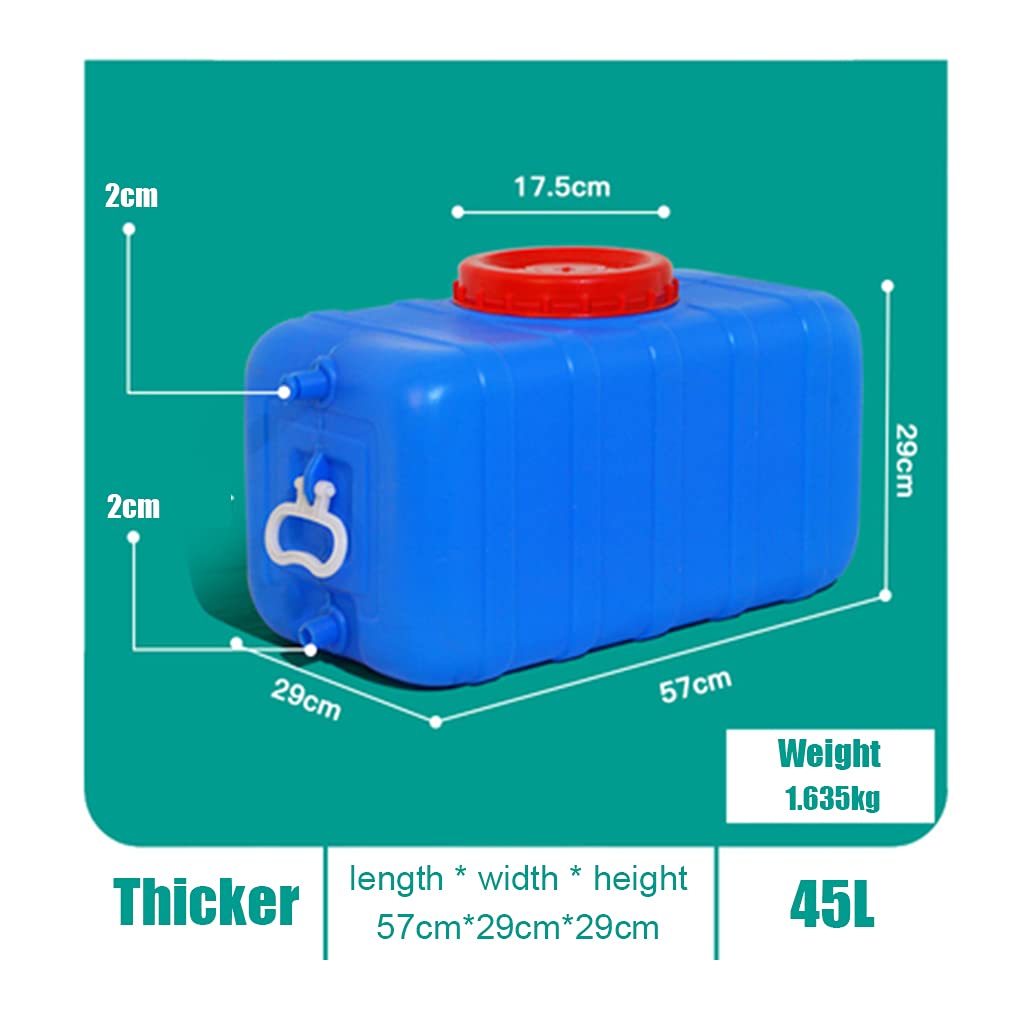 Amazon.co.jp: 水タンク ブルー45L多機能増粘食品グレードプラスチック