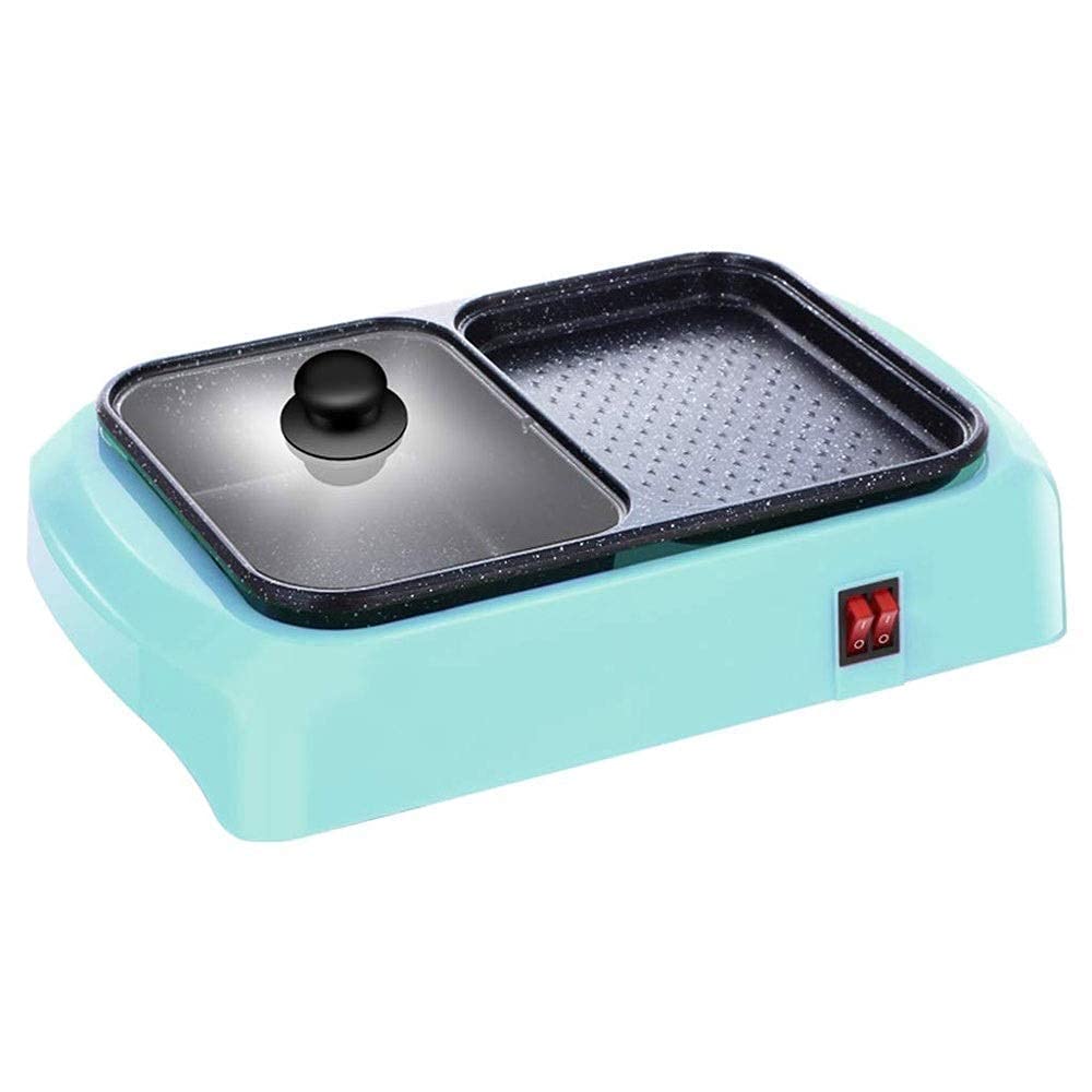 Barbecue Grill Multifunctional Hot Pot, Household Electric Baking Pan Dual-use Barbecue Machine Multifunctional One-Pot Dual-use Independent Switch