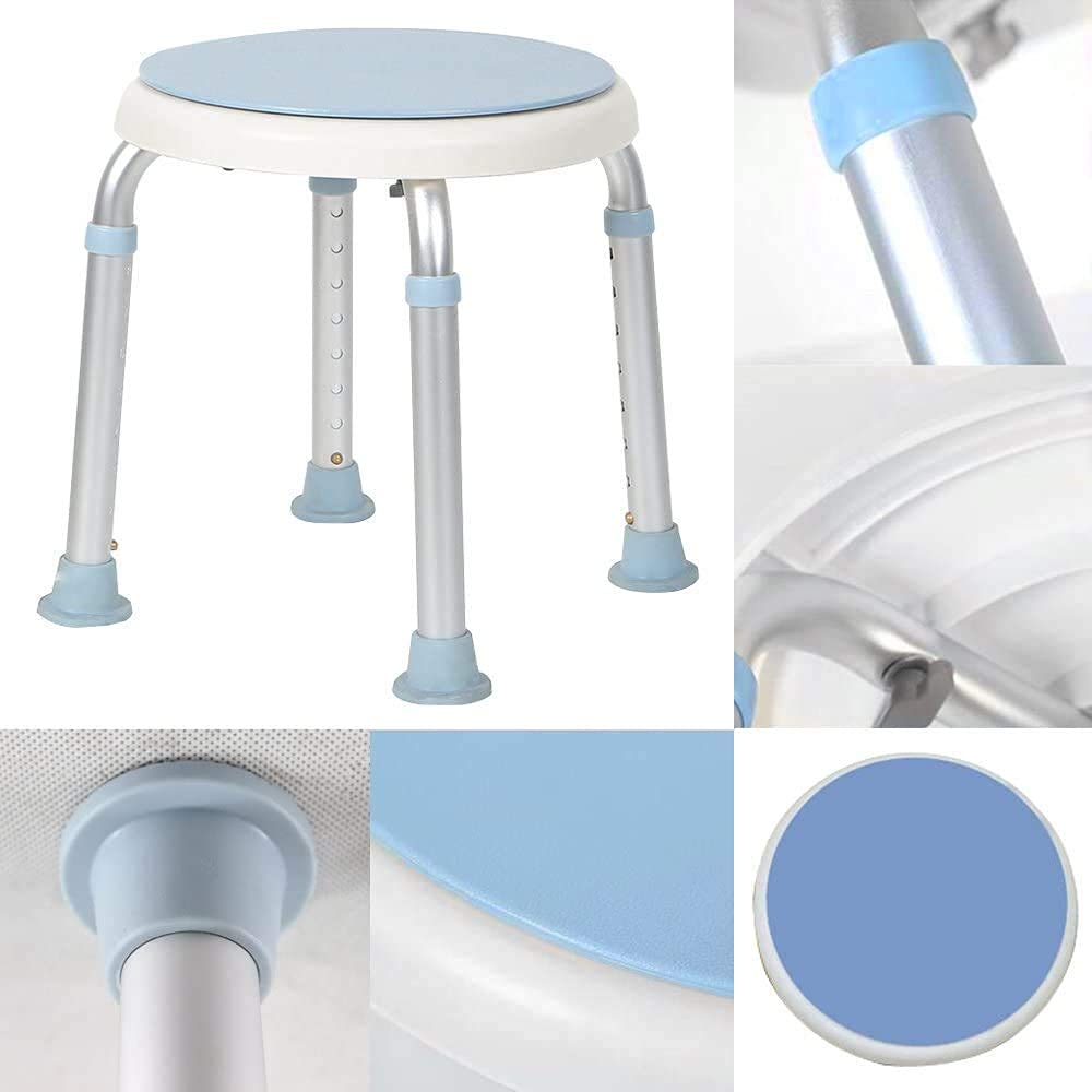 Taburetes de baño, taburetes de Ducha, Silla de Ducha, Asiento de baño, Patas de Aluminio, Taburete, Banco de Transferencia, SPA, baño, Silla de bañera, Seguridad Antideslizante pa
