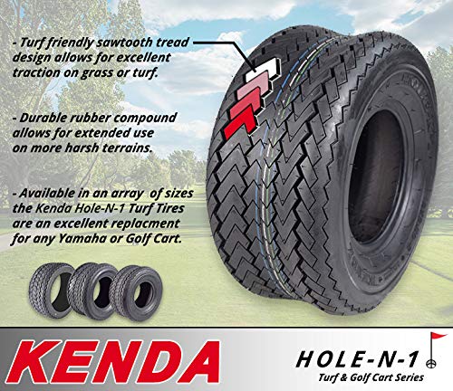 image for Kenda Hole-N-1 Golf Cart Tires Front Rear Set Hole in one Replacement 