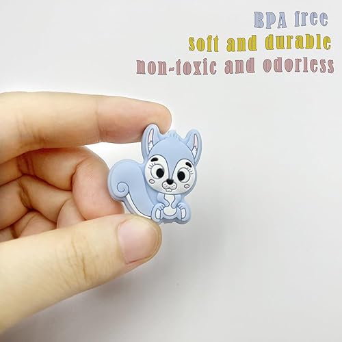 Miniatura 37 de 10Pcs Monkey Focal Beads for Pens Cute Monkey Bead Silicone Focal Beads for Keychain Making Bracelet Beading Crafts Supplies