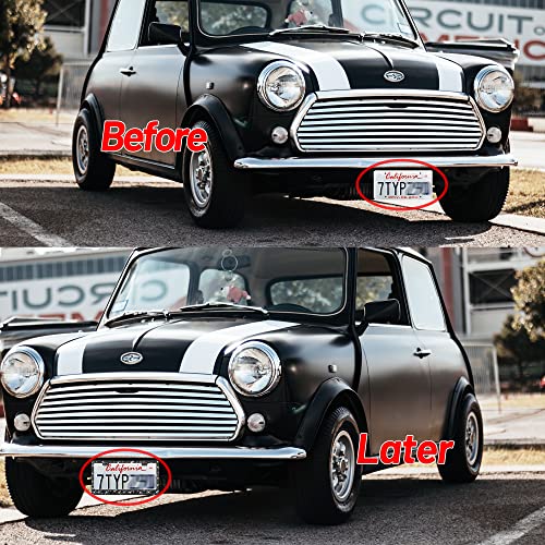 Newzon Black Bling License Plate Frame For Women 1 Pack, Black Sparkle Diamond License Plate Frame, Glitter Rhinestone Car Plate Frame With Crystal Screws Caps Set, Bedazzled Car License Plate Covers #TOP1