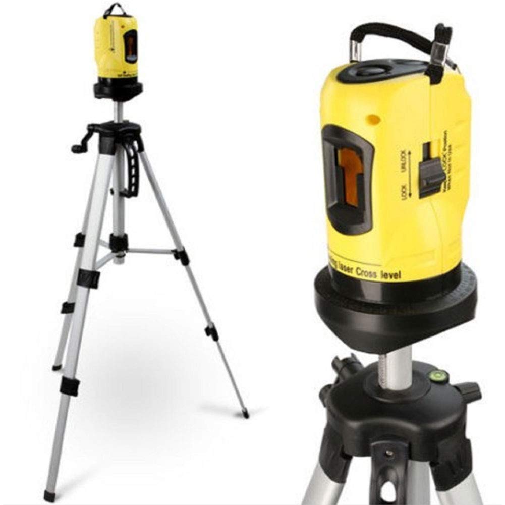 Kit Livella Laser a linee incrociate auto-livellante, 2 linee livella laser orizzontale e verticale, portata interna di 30 metri, Precisione ± 1mm / 1m