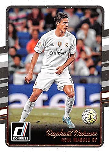 Raphael Varane trading card (Soccer Football Real Madrid CF Spain France) 2016 Donruss #145