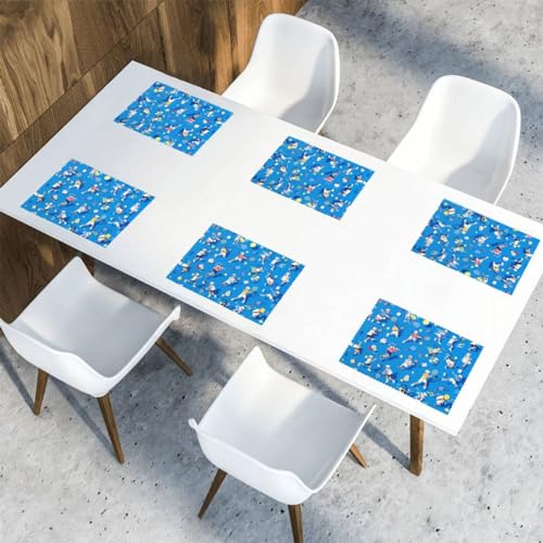Sets de table tennis anti-rayure et chaleur pour protéger la table de repas - 8