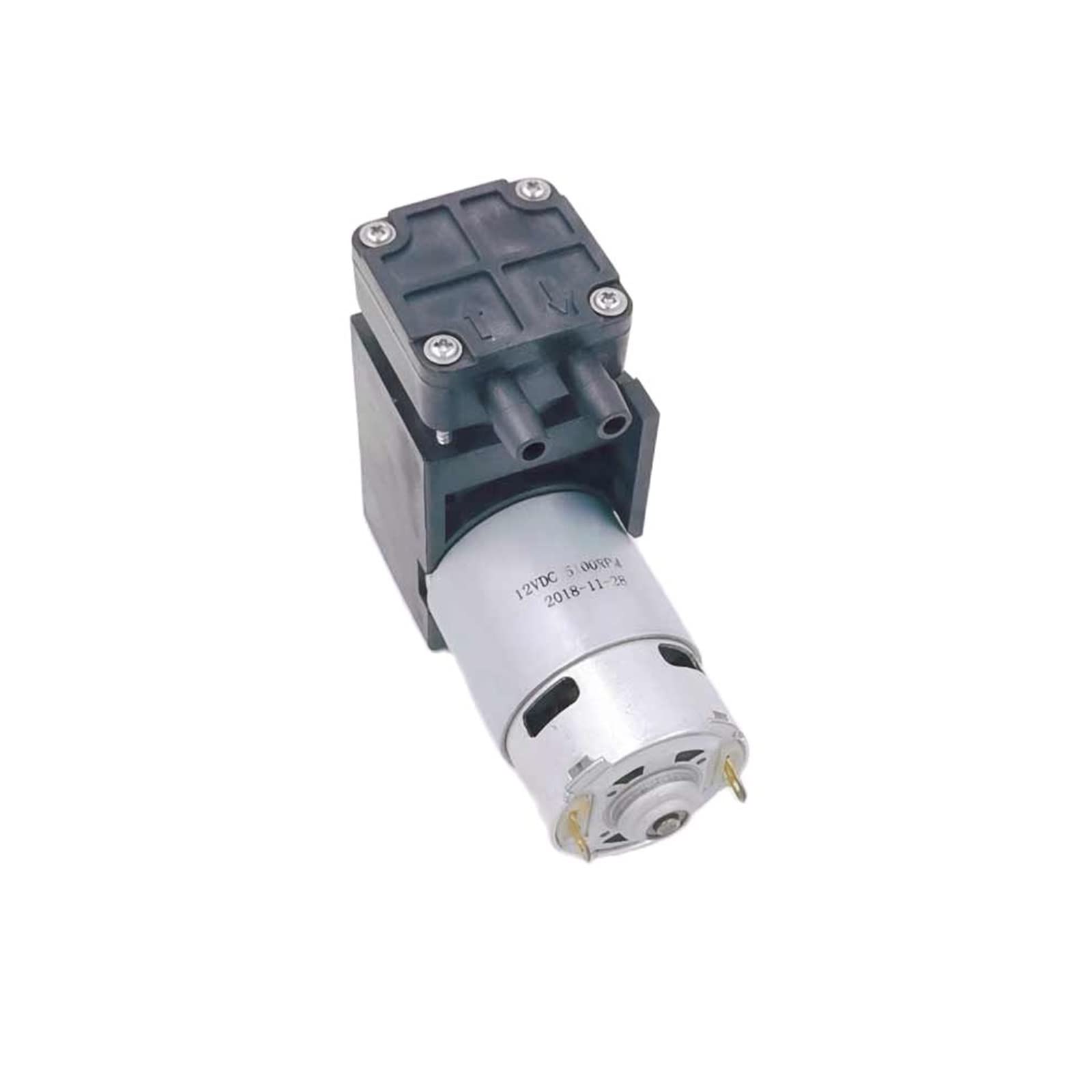 Bomba Sumergible pequeña Ajustable Bomba de Aire Industrial de CC de pistón eléctrico con Cepillo de Flujo de 25 l/m de vacío de 900 mbar (Size : 12V)