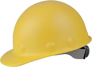 Fibre-Metal Super Eight Fiber Glass High Heat Ratchet Cap Style Hard Hat, Yellow (P2HNRW02A000)