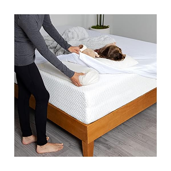 Milliard Bettkantenschutz für Kinderbett, Bed Bumper/Schaumstroff Bettgitter mit rutschfeste und Waschbarer Bezug… – Bild 3