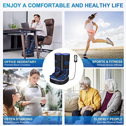 Pro Leg-Massager With Air Compression, Electric Shiatsu Foot Massager With Heat For Plantar Fasciitis, Helpful For Circulation And Muscles Relaxation #TOP5