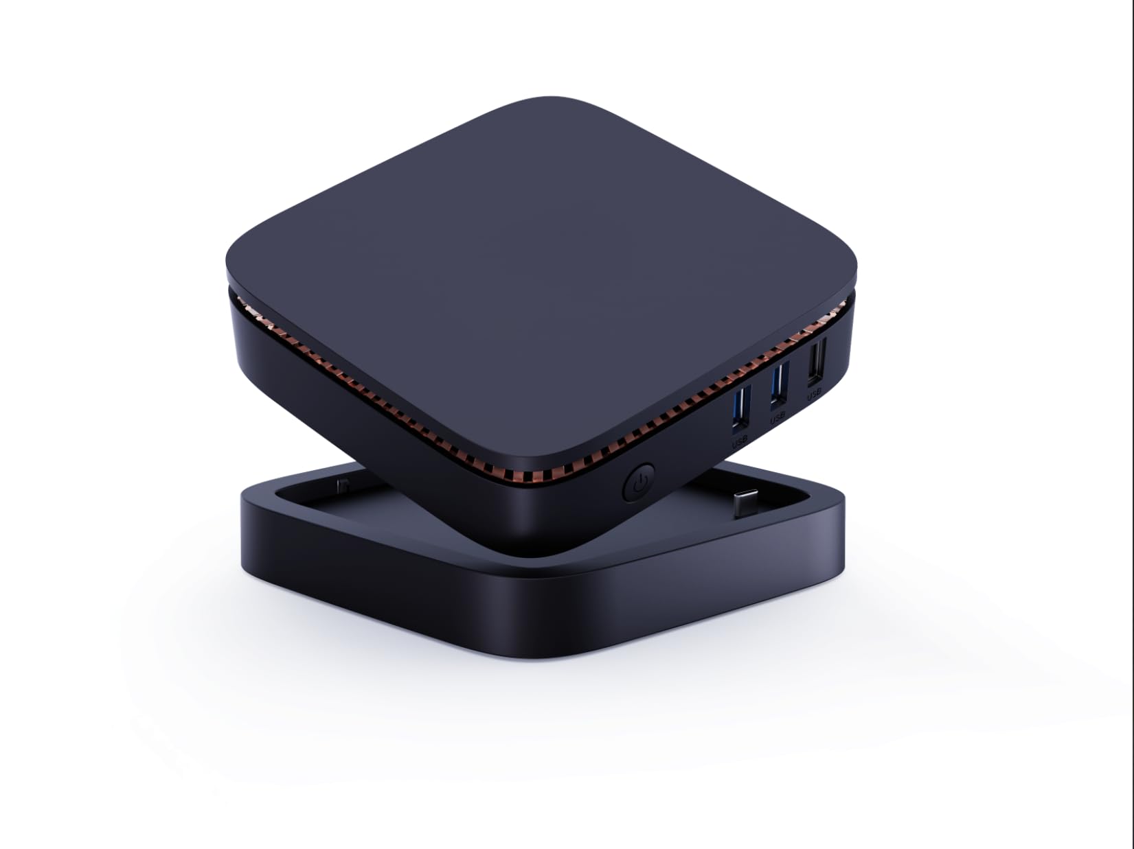 Générique Mini PC, 12th Alder Lake N-95 (up to 3.40 Ghz), 16GB DDR4 512GB SSD Mini Computer with Win 11 Pro | WiFi 5 | BT 4.2 | 4K UHD | RGB | RJ45, for Office Home Theatre