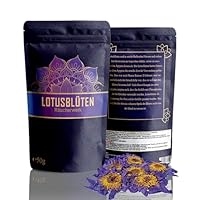 Stillestube Lotusblüten 50 Gramm | ganze Blüten blau | Naturbelassen & Unbehandelt | Spitzenqualität