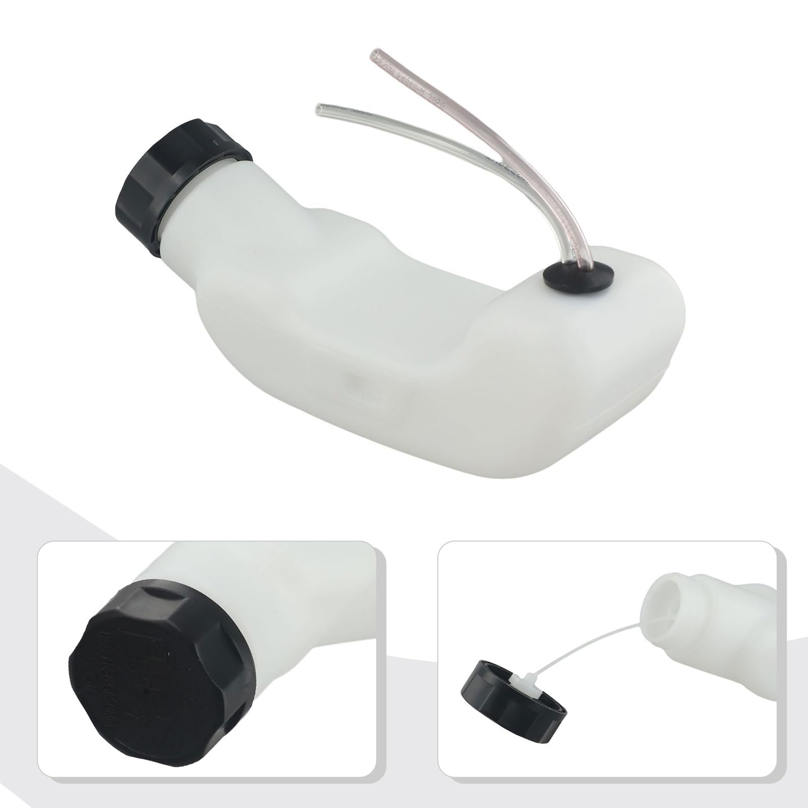 Réservoir de carburant pour débroussailleuse, réservoir de gaz et de carburant de rechange en plastique pour débroussailleuse Homelite 308181004 308123004