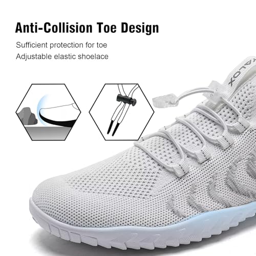 Image of YALOX Water Shoes Men's Women's Swim Shoes Outdoor Beach Barefoot Quick-Dry Aqua Pool Socks Swimming Yoga Surfing Exercise