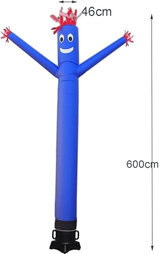 Miniatura 2 de 20ft Publicidad Tubo Inflable Hombres (No Soplador) Gigante Que Agita Brazo Mosca Marioneta Decoración Navidad Señales Decorativas Para Negocios