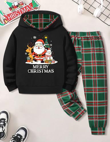 Image of Von kilizo Toddler Baby Boy Clothes Fall Outfits Cute FashionsHoodie Sweatsuit Top+Tie-Dye Pants 2PCS Set