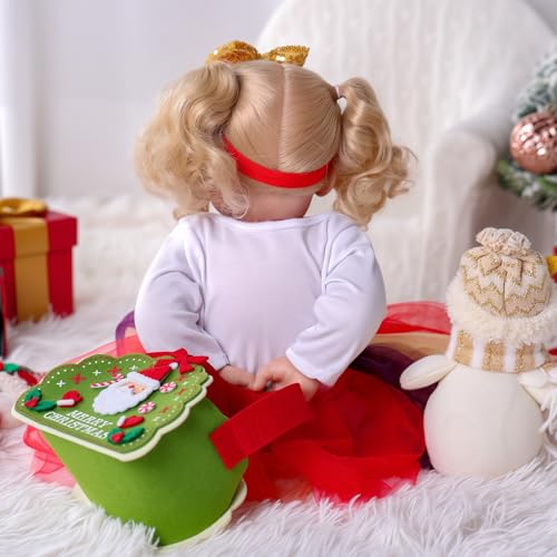 Muñeca Reborn Bebé Realista 18 Pulgadas Rubia miniatura 5