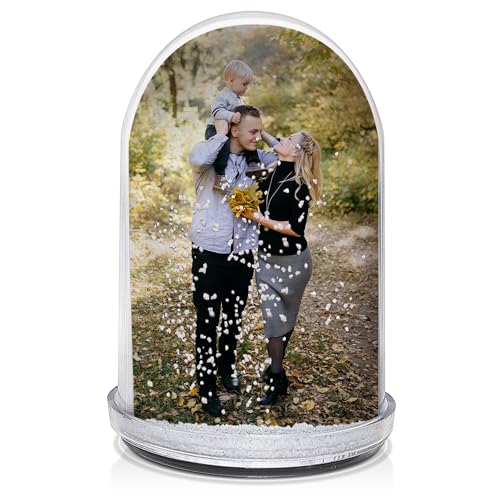 Bola Navidad Personalizada XXL. Bola de Nieve Personalizable. Regalos Personalizados para Mujer y Hombre. Fotos Personalizadas Regalo. Regalos Navidad Originales. Globo de Nieve. 14x14x11cm XXL