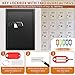 Nebakne 144 Keys Fireproof Cabinet Safe With Adjustable Hook Plates and Tags, Anti-Theft Lock Box Wall Mount With Combination Lock, Organizer for Home Office Garage