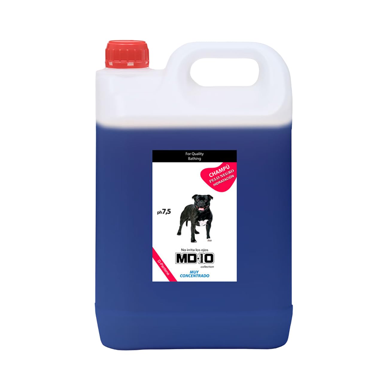 MD-10 COLLECTION Champu Hidratante para Perros – Champú para Perros Pelo Negro – Champú Perros Pelo Largo y Corto – Champú Vegano y Biodegradable (750ml)