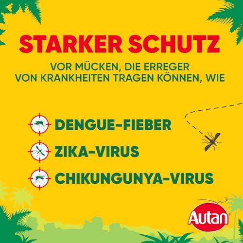 Autan Tropical Mückenschutz, Dry Spray, Travel Essentials, 1er Pack, (1 x 100ml)
