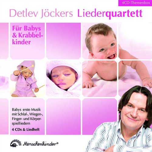 Liederquartett: Für Babys und Krabbelkinder - Themenbox: Babys erste Musik mit Schlaf-, Wiegen-, Finger- und Körperspieliedern
