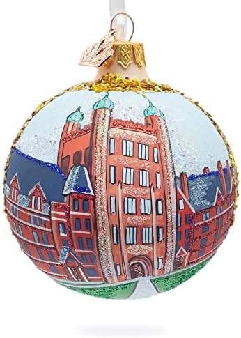 Yale University, New Haven, Connecticut, USA Glass Ball Christmas Ornament 3.25 Inches - Image 7