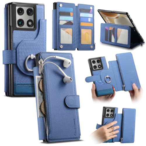 For Motorola Razr Fold �P�[�X Magsafe�Ή� Motorola Moto Razr Fold �J�o�[�yTrocent�z���g���[��SIM�t���[�X�}�z�P�[�X �����O�t�� �蒠�^ �J�[�h���[ ��e�� ���K���� �X�^���h�@�\ �����\ 