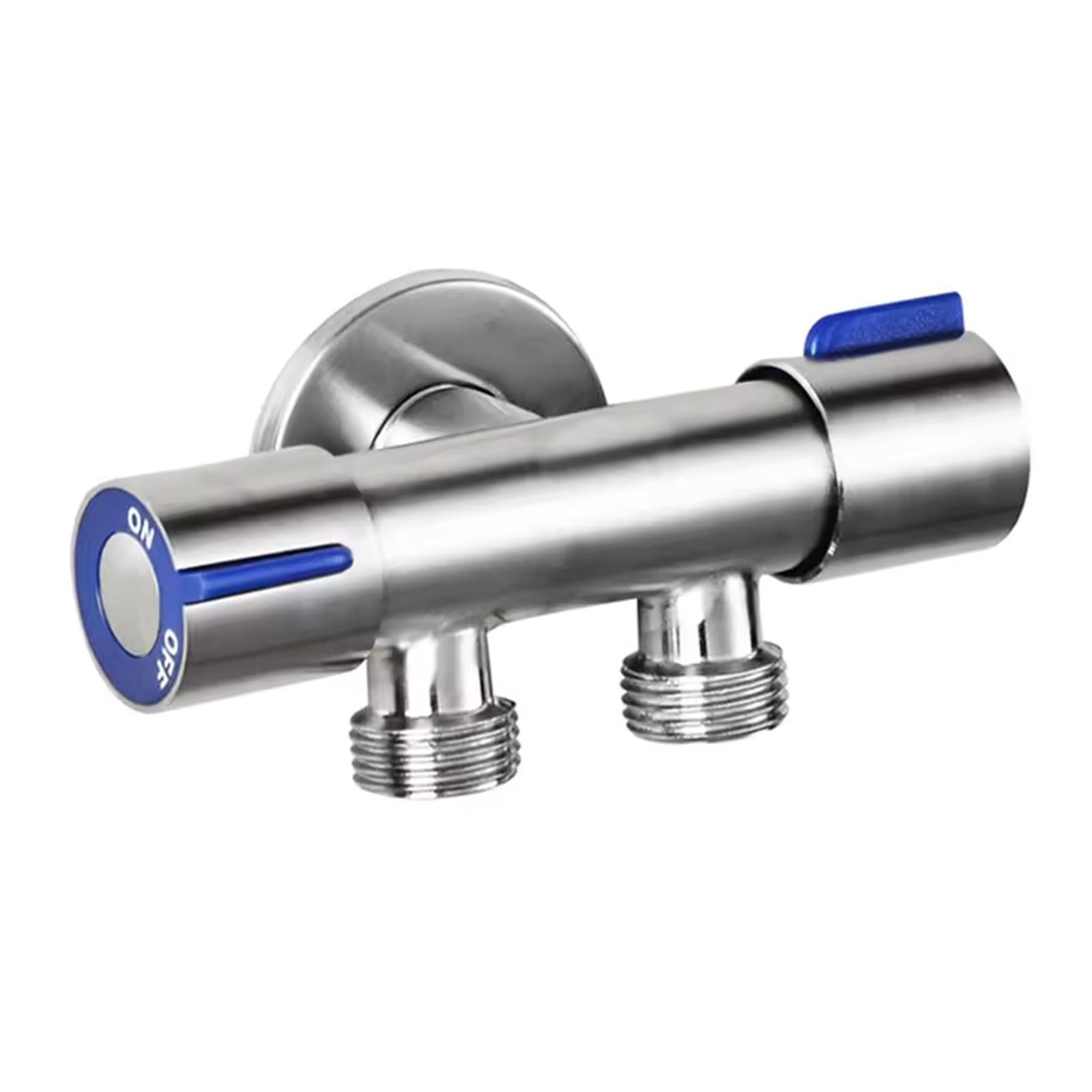 Robinet d'angle de toilette en acier inoxydable résistant pour douchette et WC
