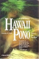 Hawaii Pono : A Social History 015139539X Book Cover