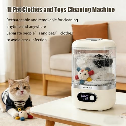 Image of Portable Washing Machine,1L Mini Washer Machine for Towel,Underwear,Socks & Baby Clothes, Small Portable Lavadora for Travel, Home Use and Camping