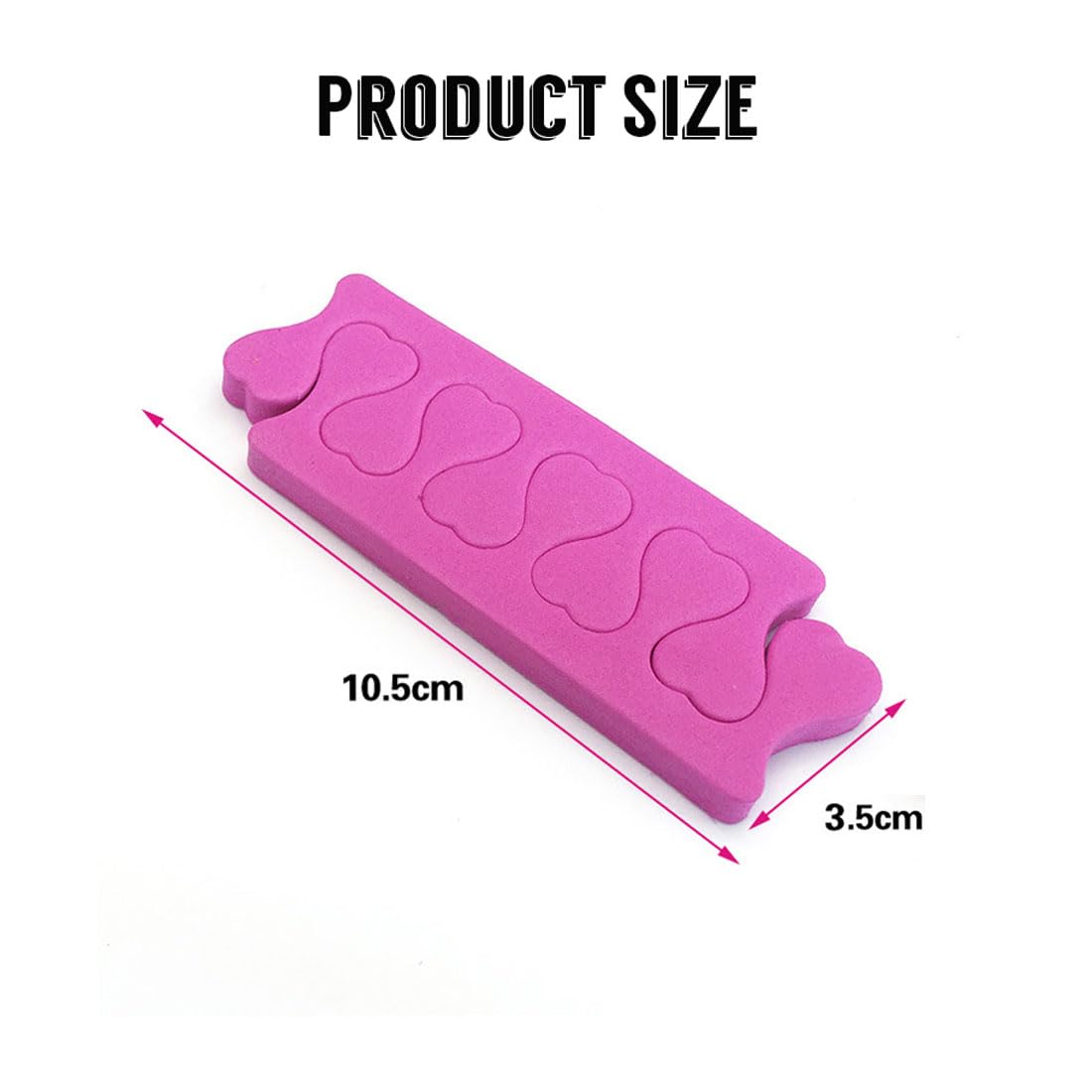 10 Pezzi Schiuma Separatori di Dita Spugna Divisori, divisori per dita in cotone, divisori per dita in cotone, separatori per dita, per unghie,adatti per nail art, pedicure, gel per sbavature