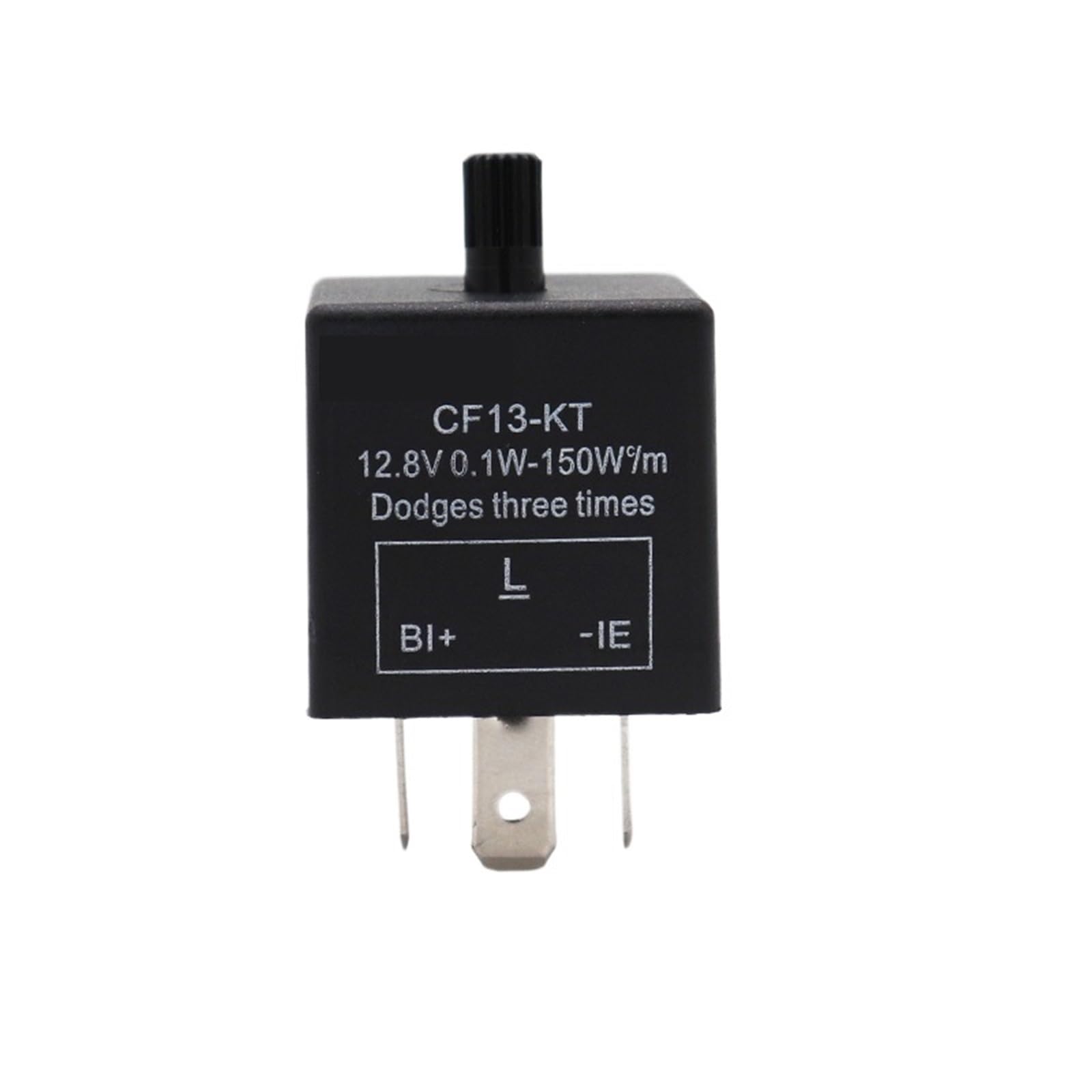 1 relé intermitente de 3 pines CF13 CF14 for coche for reparar luces LED, intermitentes, luces intermitentes, 12 V, 10 A, piezas de reparación de automóviles(CF14KT)