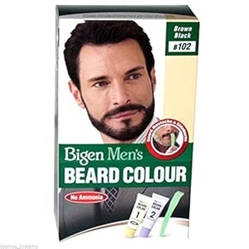 Bigen Mens Beard Color, Brown Black B102, 40g
