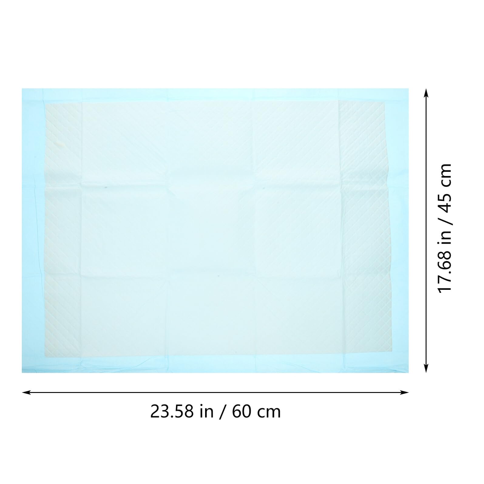 Gatuida 50 Stück Einweg Welpen Trainingsunterlagen 45x60cm Saugfähige Haustier PIPI Unterlagen für Hunde Katzen und Kaninchen Wasserfest und Tragbar für Innen und Außenbereich
