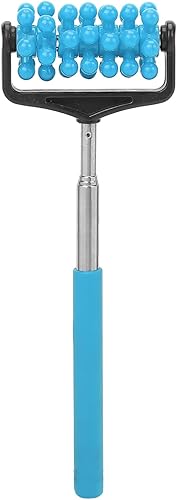 Rodillo de masaje de espalda, masajeador de rodillo de rascar ajustable, para hombres y mujeres, para aliviar el dolor muscular en el hogar,