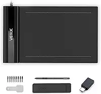 VEIKK S640 Mesa Digitalizadora Para Telefone Android, 6,5x4 Polegadas Tablet Gráfico Para Mac Windows Chrome Andorid OS