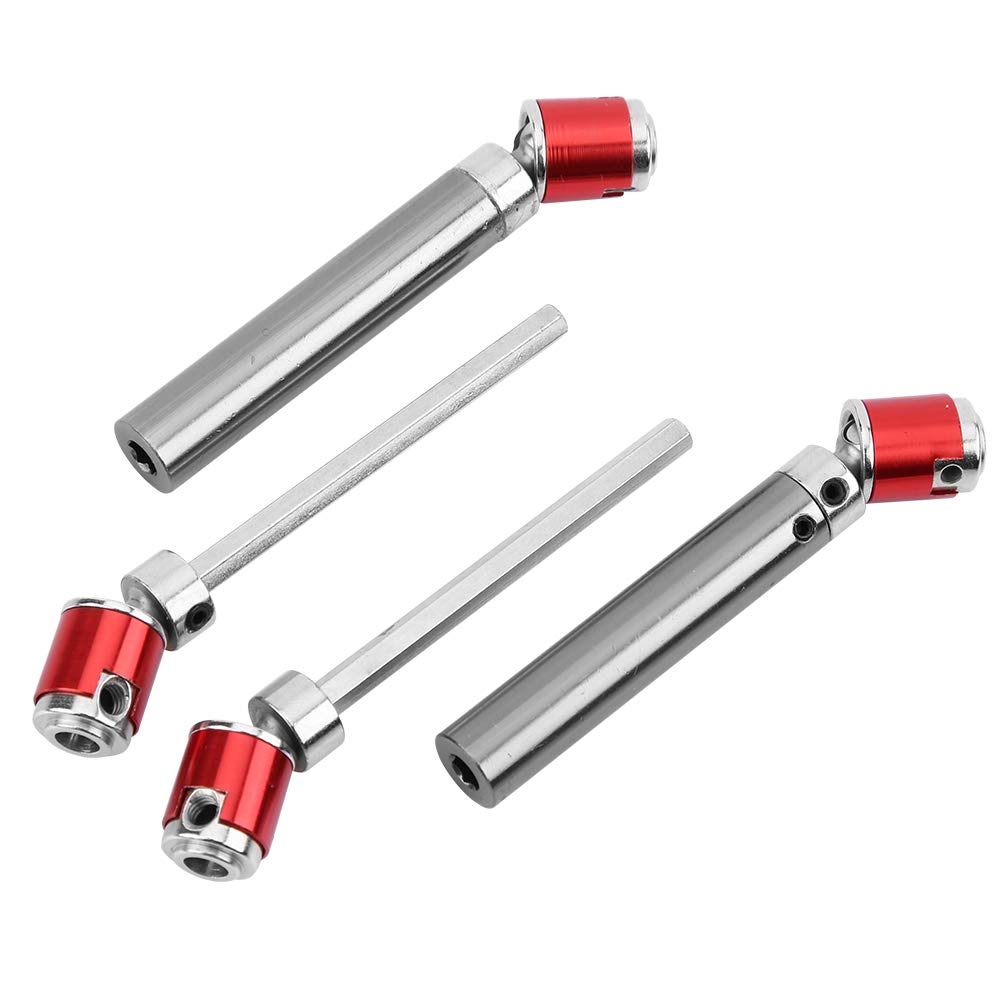 Wał napędowy samochodu RC, 2 szt. Uniwersalny wał napędowy CVD 110-155 mm, część zamienna gąsienicy RC ze stali nierdzewnej do gąsienicy RC SCX10 CC01 D90 D110