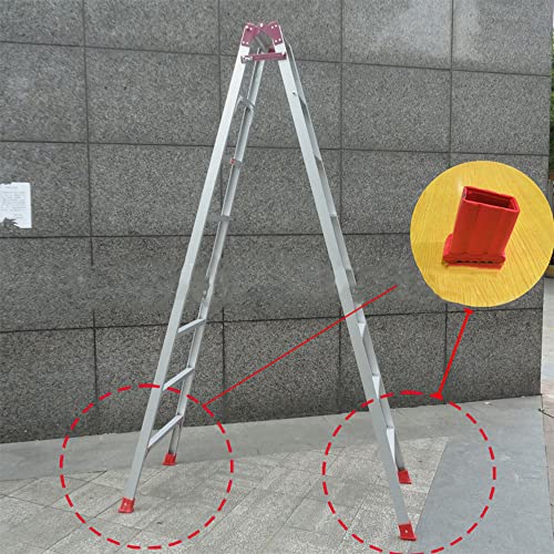 BDHI 4 Stück Leiter rutschfeste Füße Gummi Ersatz Trittleiter Füße Leiter Füße Abdeckungen für Verlängerungsleiter(D46-4)