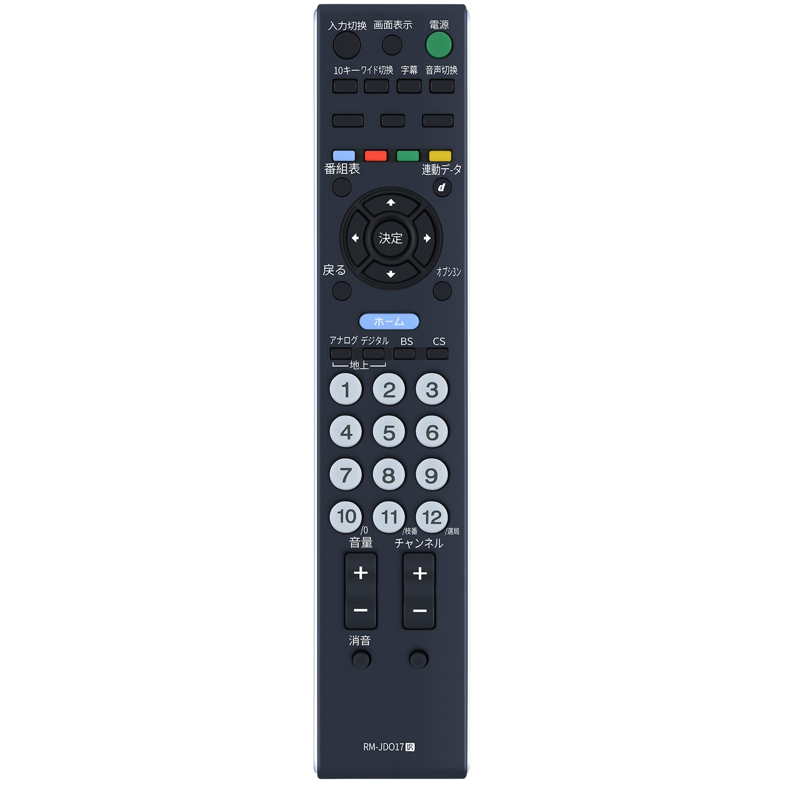 Amazon.co.jp: テレビリモコン RM-JD017 ソニー用のリモコン bravia