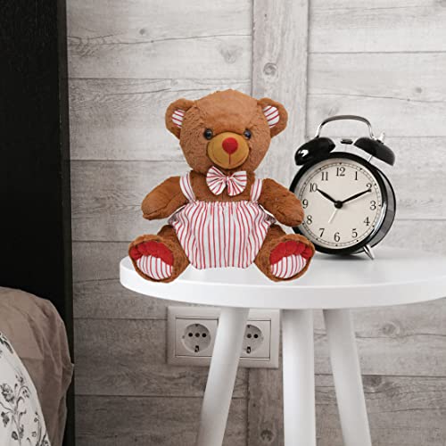 Image of Ultra 12 inch Cuddly Dungry Teddy Bear Fully Stuffed Soft Plush Toy for Kids in Brown Animal Toy Gift Birthday Anniversary Christmas Diwali Home Decore