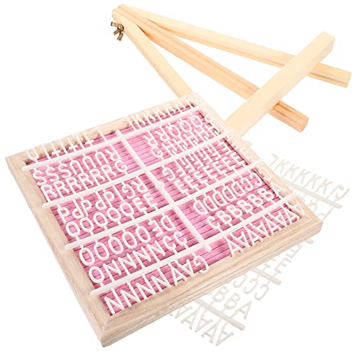 GALPADA Felt Letter Board 25x25cm Diy Message Board for Baby Shower Wedding Decorative Felt Board