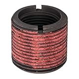 E-Z Lok Externally Threaded Insert, C12L14 Carbon Steel, Meets AISI 12L14, 1
