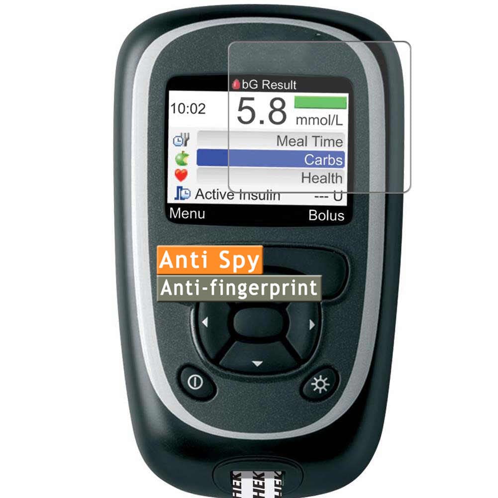 Privacy Screen Protector, compatible with Accu Chek Aviva Expert Anti Spy Film Protectors Sticker [ Not Tempered Glass ]