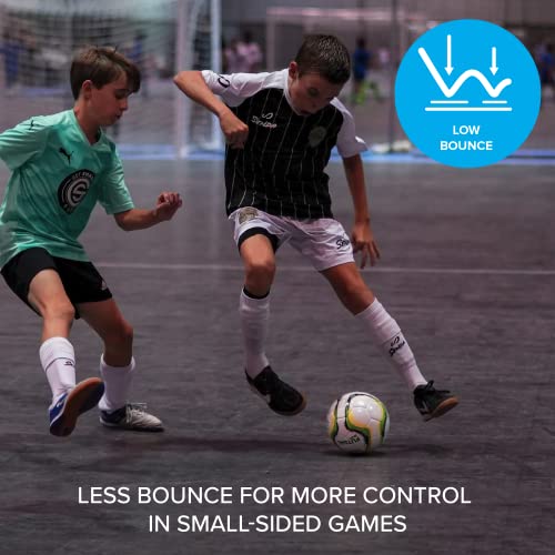 Senda Rio Match Futsal Ball, Fair Trade Certified, Green/Yellow, Size 3 (Ages 8 - 12) #TOP2