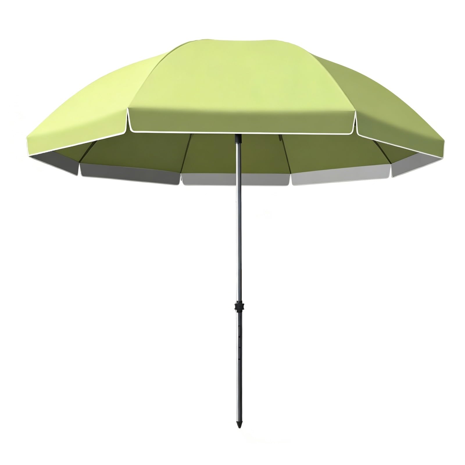 Sombrilla De Jardín Playa Con Forro Anti UV Toldo Redonda(Green,280cm) | Parasol Patios Grande con 8 Costillas, Altura Regulable, Sombrilla Mercado Para Pesca Picnic Terrazas