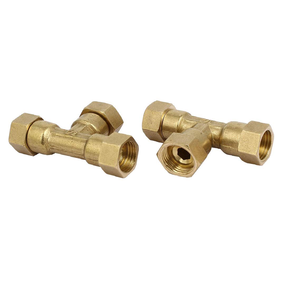 New Lon0167 1 / Destacados 2BSP Rosca Hembra eficacia confiable Roscada en Forma de Tee Combustible de Agua Conexiones de Tubería Conectores 4 unids(id:b22 4e 6c ac9)