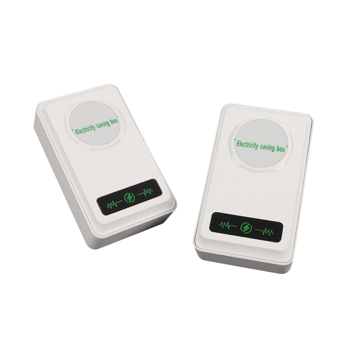 2 Cajas De Ahorro De Energía con Voltaje Estable, Protección contra Sobrecargas Y Material Ignífugo ABS para El Hogar